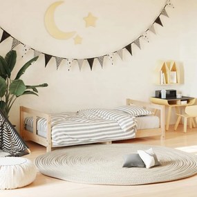 Giroletto Per Bambini 80x160 Cm İn Legno Massello Di Pino /