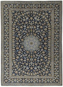 Kashan Tappeto persiano 410x300 Blu (Iran) Annodato A Mano