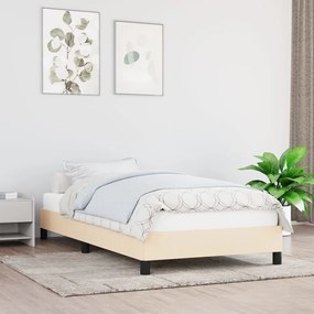 Giroletto Senza Materasso Crema 90x200 Cm İn Tessuto /