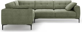Divano angolare verde (con penisola a sinistra/a L) Bemy – Micadoni