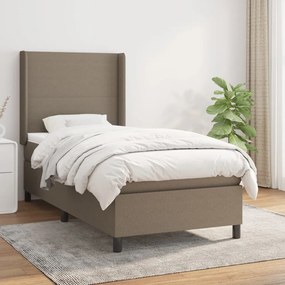 Giroletto A Molle Con Materasso Tortora 100x200 Cm İn Tessuto /