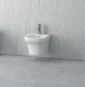 New Line Gb2 Bidet Sospeso In Porcellana Bianco