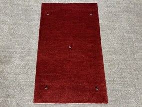 Gabbeh Tappeto 130x80 Rosso (Iran) Annodato A Mano