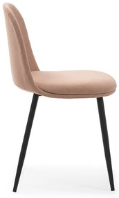 Sedie da pranzo in set in rosa chiaro 4 pz Malila – Marckeric