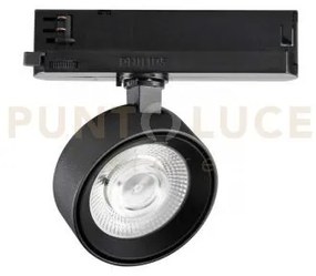 Pov 3-phase led cob cree round proiettore 22 w 36° 2000 lm 3000 k nero