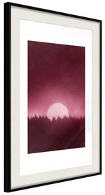 Poster  Moonrise  Cornice Quadri Cornice nera con pass-partout, Larghezza x Altezza Home decor 20x30