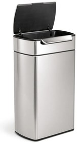 Bidone per rifiuti in acciaio inox 40 l - simplehuman