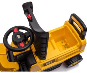 Bici a spinta caricatore CAT 2xAA giallo/nero