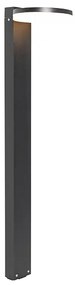Lampada da terra moderna per esterni nera con LED 80 cm IP44 - Esmee