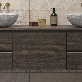 Mobile bagno a terra 180 cm con 5 cassetti SP-180P5 - KAMALU