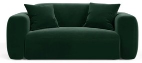Divano verde scuro con rivestimento in velluto 180 cm Strino – Cosmopolitan Design
