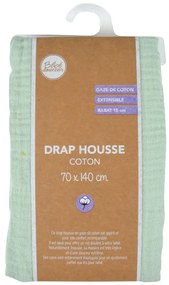 Lenzuolo per culla in mussola elasticizzata 70x140 cm - Bébé Douceur