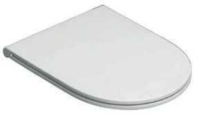 Copriwater Azzurra Ceramica Soft-Close Bianco Opaco "Forma"