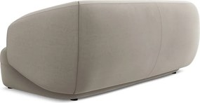 Divano beige con rivestimento in velluto 212 cm Moana – Makamii