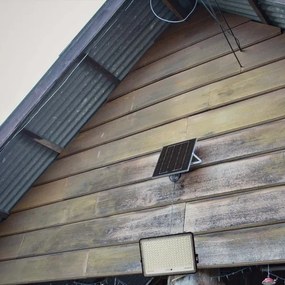 LED Proiettore solare da esterno LED/30W/3,2V 4000K nero + +TC