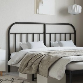 Testiera İn Metallo Nero 180 Cm /