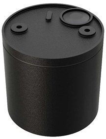 Applique da soffitto IP54 GU10 in Alluminio e Vetro - Nera