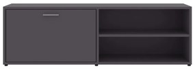 Mobile Porta TV Grigio 120x34x37 cm in Legno Multistrato