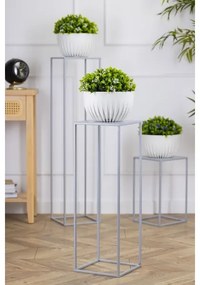 Portafiori 70x24 cm grigio