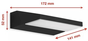 Telefunken - Applique da esterno LED/10W/230V IP44 nero