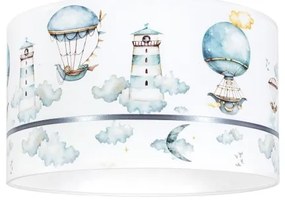 Lampadario per bambini PIKKI 1xE27/60W/230V blu