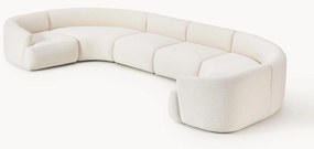 Divano angolare XL componibile in bouclé Sofia