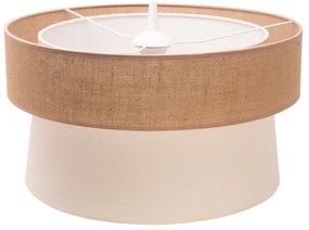 Duolla - Lampadario a sospensione con filo ETNIC 1xE27/40W/230V diametro 45 cm color crema/beige