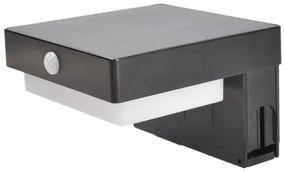 Solight WO7202 - Lampada solare LED con sensore PALERMO LED/5W/2000mAh IP54 nero
