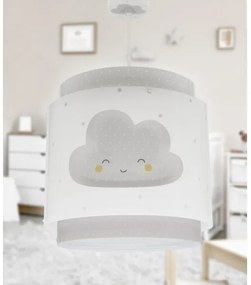 Dalber 76012E - Lampadario per bambini BABY DREAMS 1xE27/15W/230V grigio