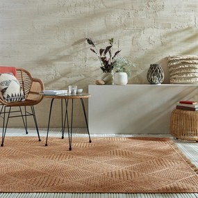 Tappeto per interni ed esterni in colore naturale 200x290 cm Nora Diamond - Flair Rugs