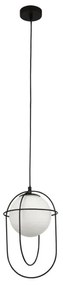 Searchlight 9131BK - Lampadario a sospensione con filo AXIS 1xE27/60W/230V nero