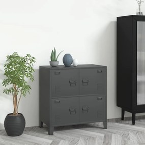 Classificatore Industriale Antracite 75x40x80 Cm İn Acciaio /