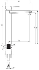 Deante BFC_020K - Miscelatore per lavabo CORIO, cromo lucido