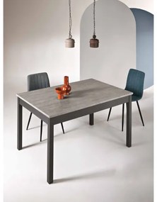 Tavolo in legno allungabile a 220 cm CAIO CEMENTO