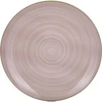 Piatto piano porcellana marrone 26,7 cm Petali