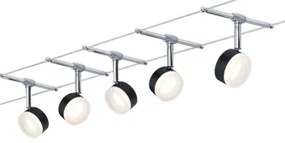 Paulmann 94457 - Set da 5 faretti LED 4W per sistema a cavi tesi CLEAR 230V
