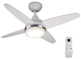 Ventilatore da soffitto Vicen bianco, Ø 91 cm, CCT, dimmerabile, INSPIRE IP20