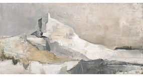 Quadro con elementi dipinti a mano 140x70 cm Nordic Shapes - Malerifabrikken