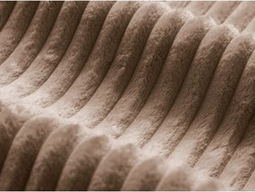 Letto matrimoniale imbottito marrone con contenitore con rete inclusa 200x200 cm Martina – Micadoni