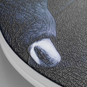 Sedile della toilette in acciaio inox nero Elephant - Wenko