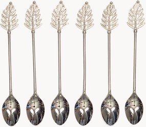 Set di 6 cucchiaini da caffè altamente lucidi Leaf