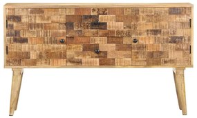Credenza 120x30x70 cm in legno massello di mango