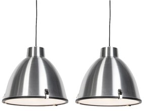 Set di 2 lampade a sospensione in alluminio 38 cm dimmerabili - Anteros