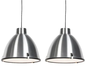 Set di 2 lampade a sospensione in alluminio 38 cm dimmerabili - Anteros