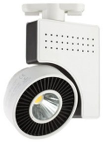 Faretto Led da binario Owl 23W bianco orientabile monofase Bianco neutro 4000K Aigostar