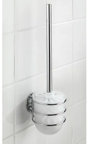 WENKO 18768100-WC set TURBO-LOC rotondo acciaio 10x37,5 cm cromo lucido/bianco