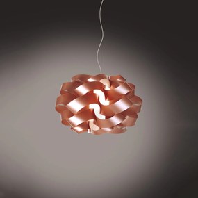 Sospensione Moderna Cloud Polilux ® Rame E Metallo Cromo 1 Luce E14