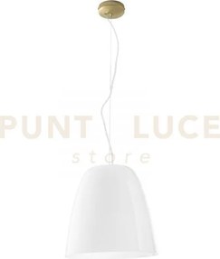 Lampadario a sospensione ares bianca 1 luce attacco e27 35x117cm in...