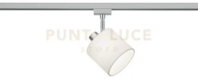 Duoline tommy spot orientabile paralume bianco d. 12cm per sistema ...
