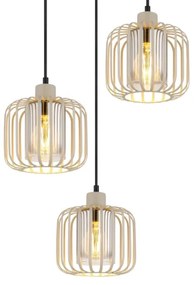 Globo 15758-3H - Lampada a sospensione con cavo ALFRED 3xE27/40W/230V